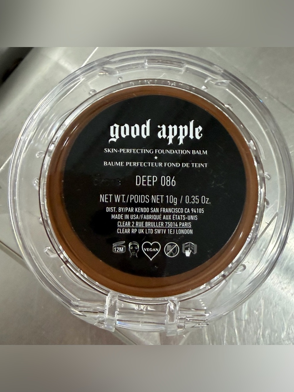 Kat Von D KVD Beauty Good Apple Skin Perfecting Foundation Deep 086 - Picture 7 of 7